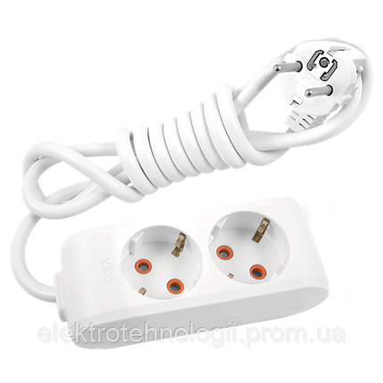 Удлинитель VIKO by Panasonic Multi-Let на 2 гнезда 3 м с заземлением