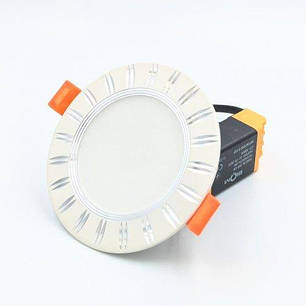LED світильник Biom 6W 5000К круглий врізний білий