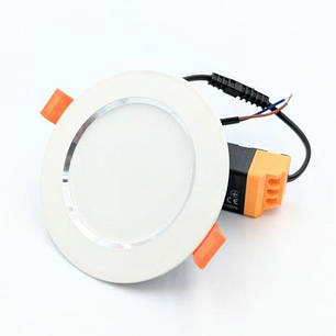 LED світильник Biom 9W 5000К круглий врізний білий