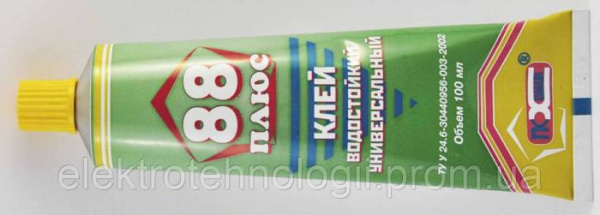Клей «88 плюс» водостойкий 100 мл